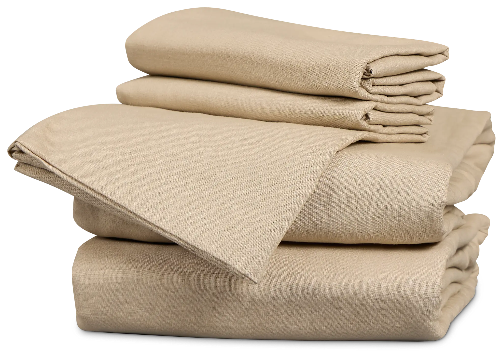 Rest & Renew Linen Blend Dark Beige Sheet Set Rest & Renew Linen Blend Dark Beige Sheet Set
