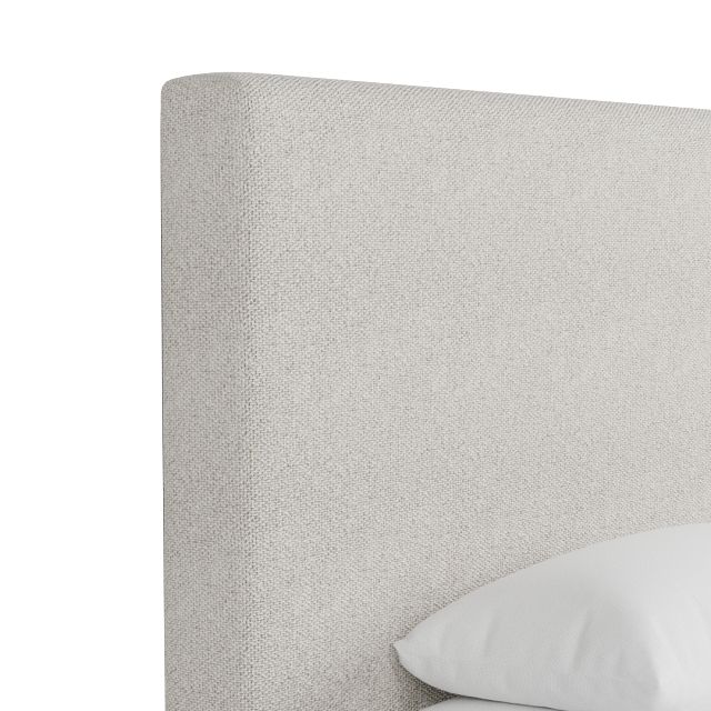 Grayton Gellar Beige 54" Upholstered Platform Bed