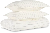 Monaco Ivory 3 Piece Duvet Set