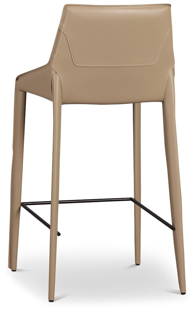 Wayne Beige 27" Upholstered Barstool