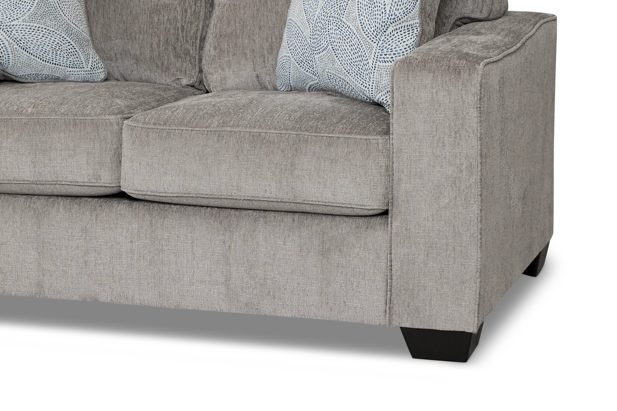 Altari Light Gray Micro Loveseat Altari Light Gray Micro Loveseat