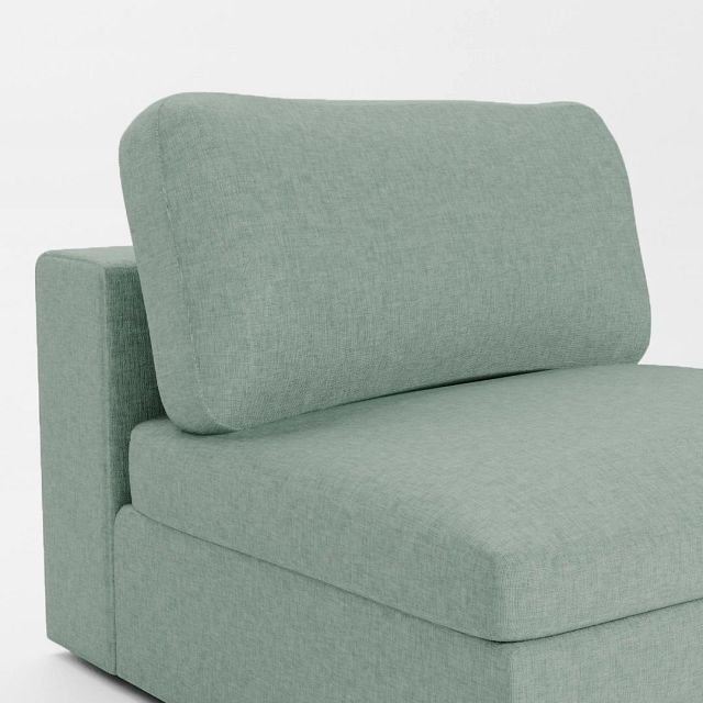 Destin Delray Light Green Fabric Swivel Chair