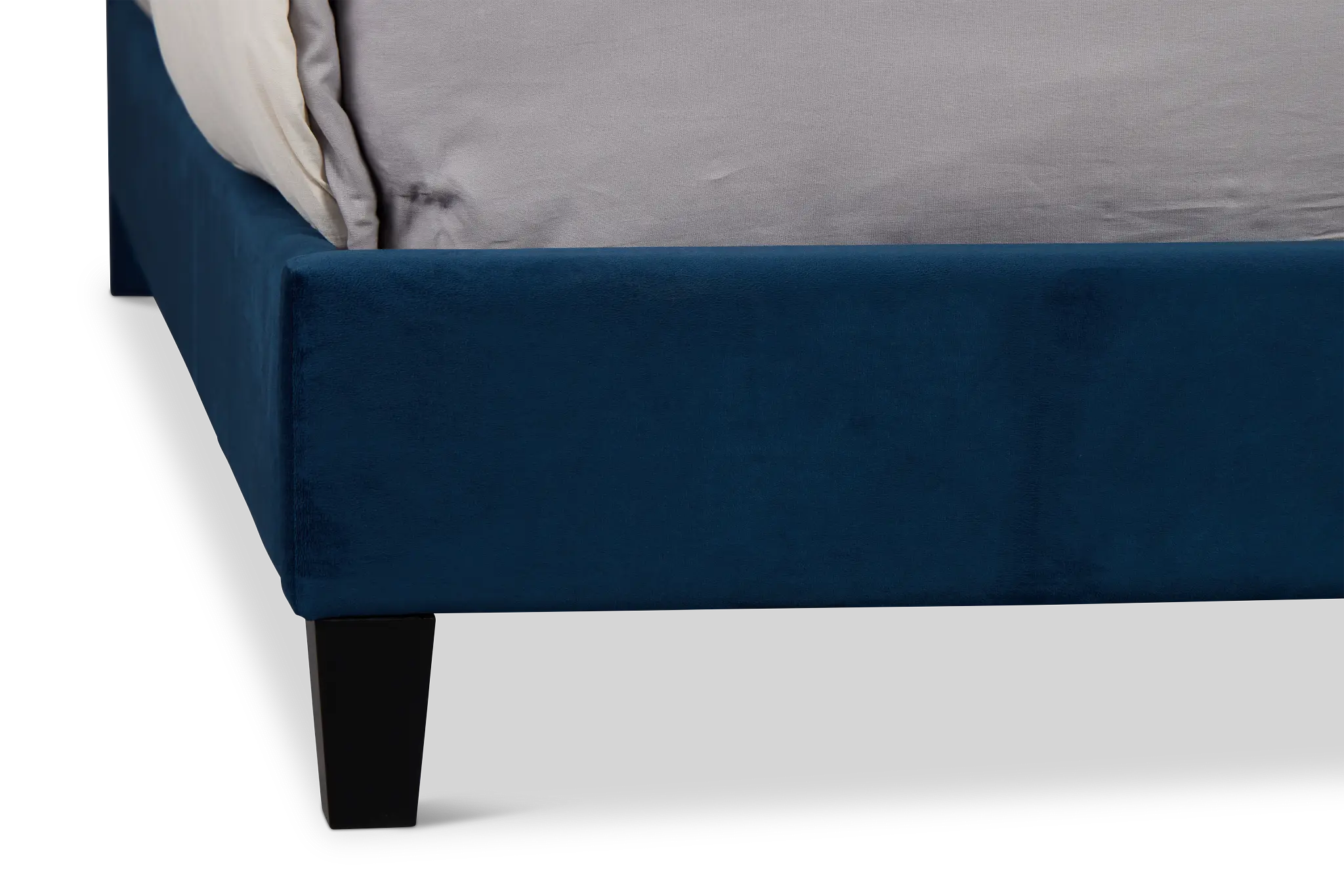 Lucy Dark Blue Uph Platform Bed Lucy Dark Blue Uph Platform Bed