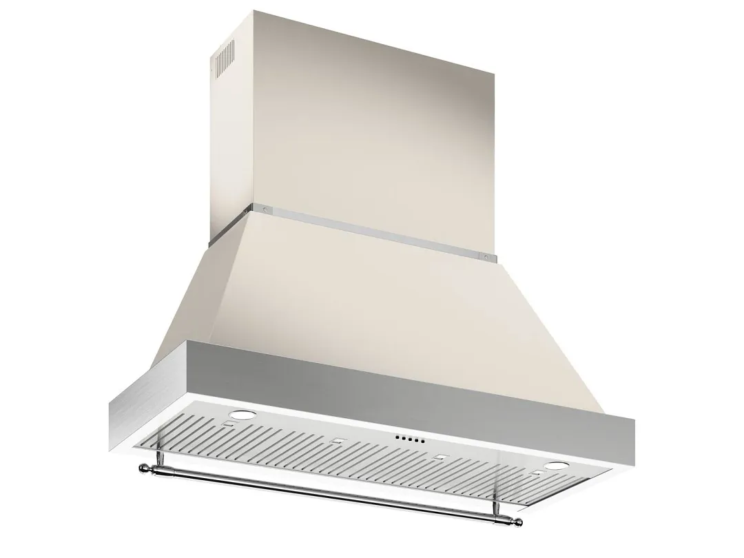 Bertazzoni 48 Series Ivory 48" Wall Mount Canopy Hood