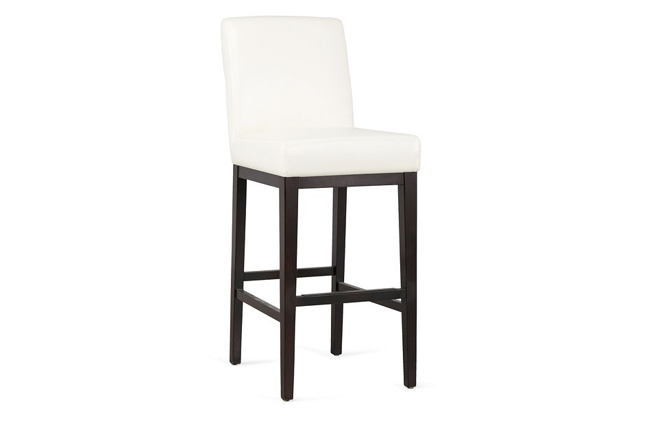 Lago White Bonded Ltr 30 Barstool Dining Room Barstools City Furniture Lago White Bonded Ltr 30 Barstool, City Furniture Bar Stools