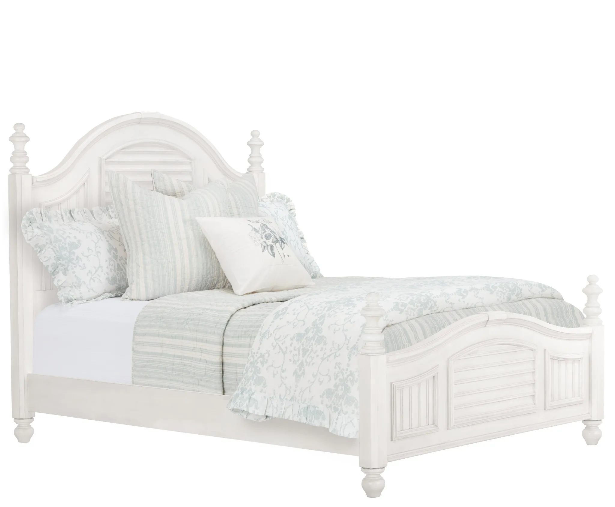 Savannah Ivory Poster Bed