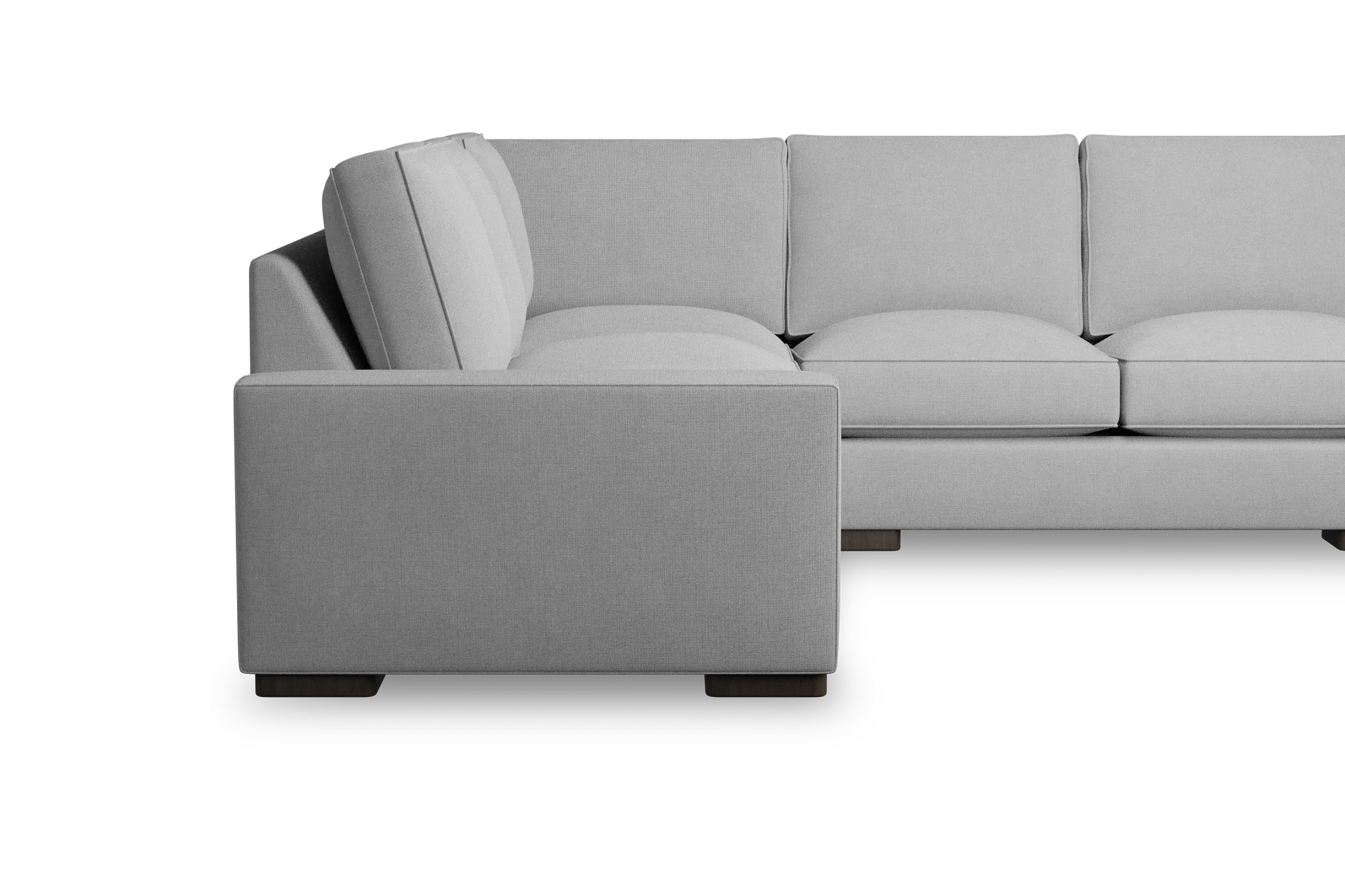 Edgewater Suave Gray Medium Right Chaise Sectional