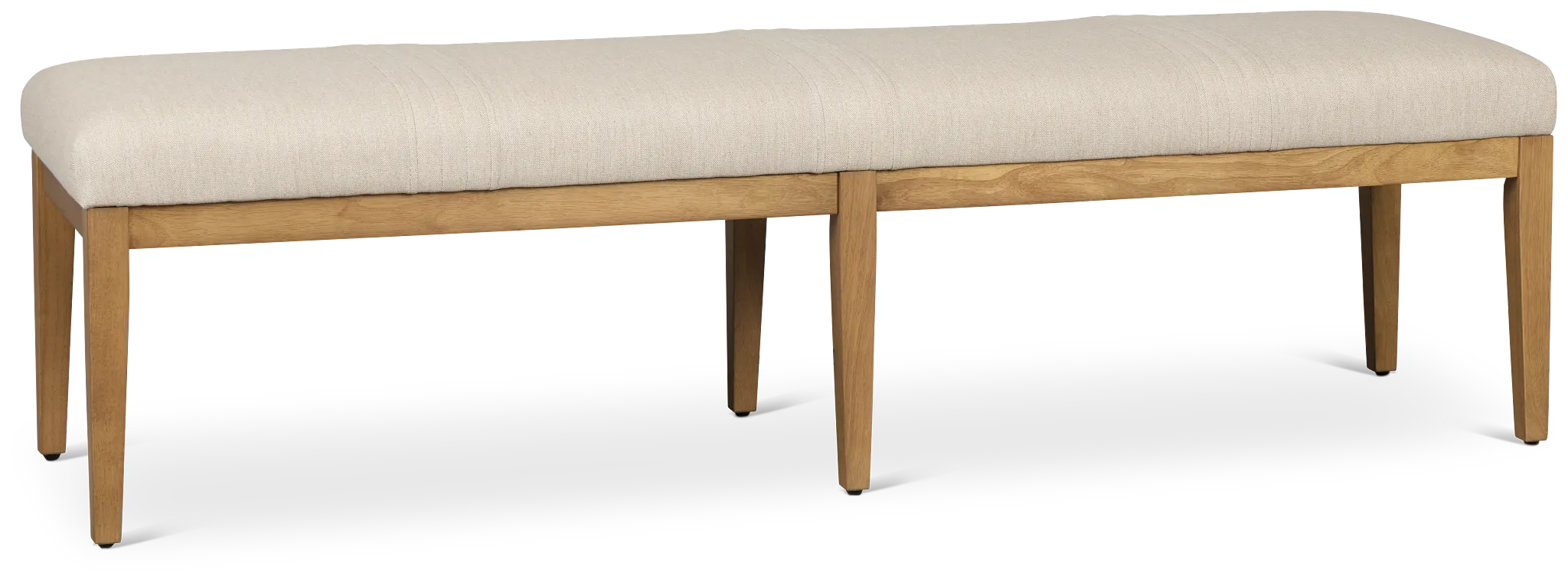 Tahoe Light Tone Upholstered Dining Bench