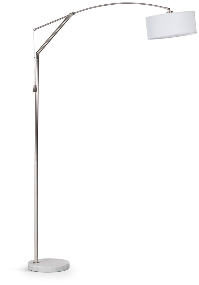Kate Chrome Arc Floor Lamp
