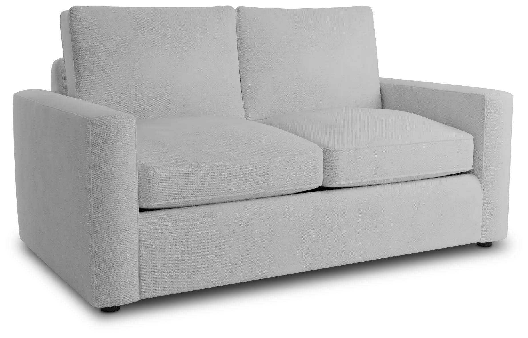 Siesta Peyton White Fabric Loveseat