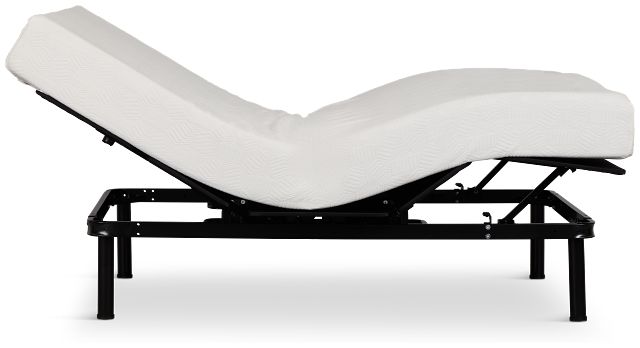 Rest & Renew By Zinus Gel Memory Foam Mattress 8" Cush Firm Slat Adjustable Mattress Set