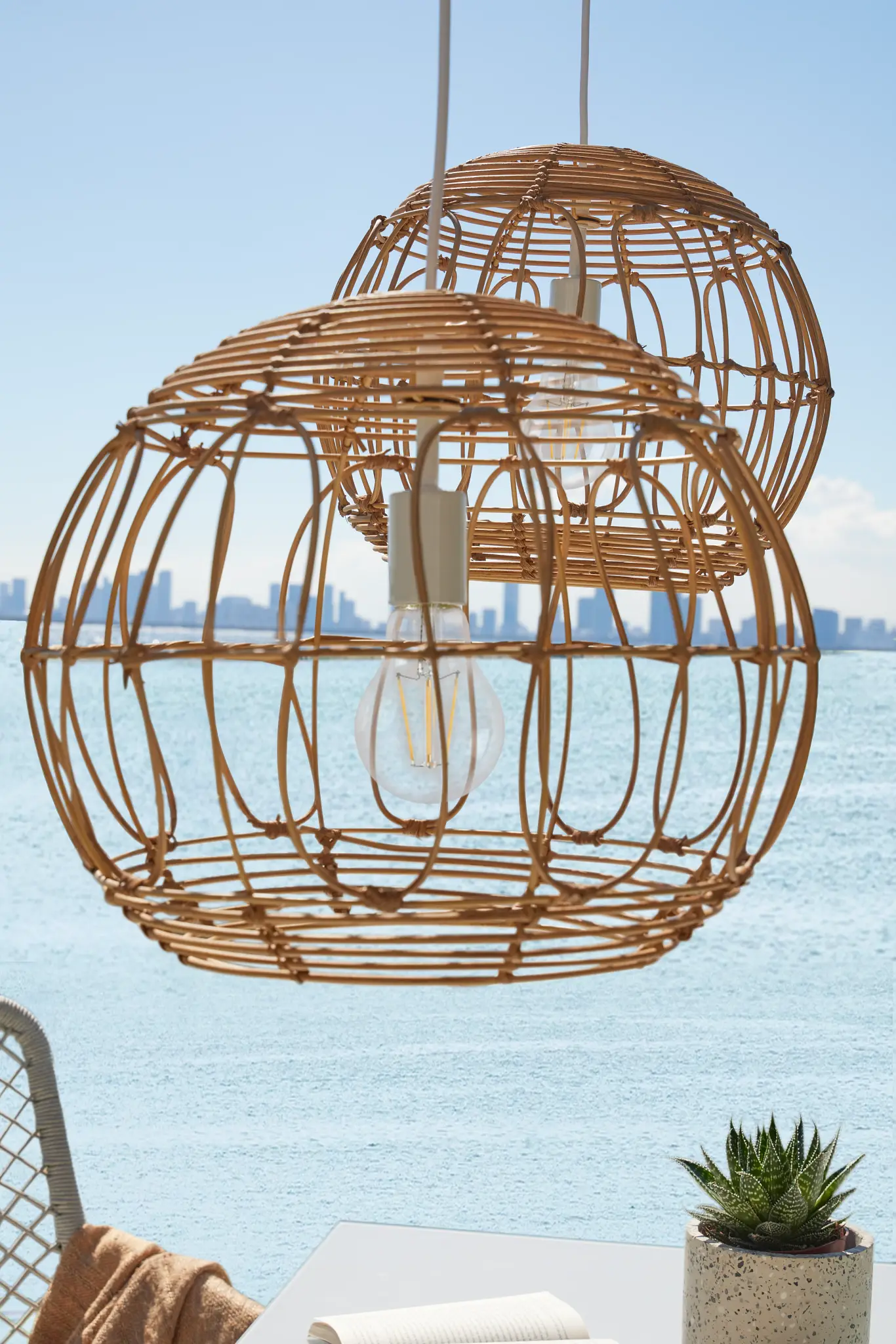 Willow Beige Rattan Pendant Willow Beige Rattan Pendant