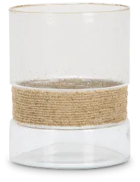 Myki Brown Medium Candle Holder