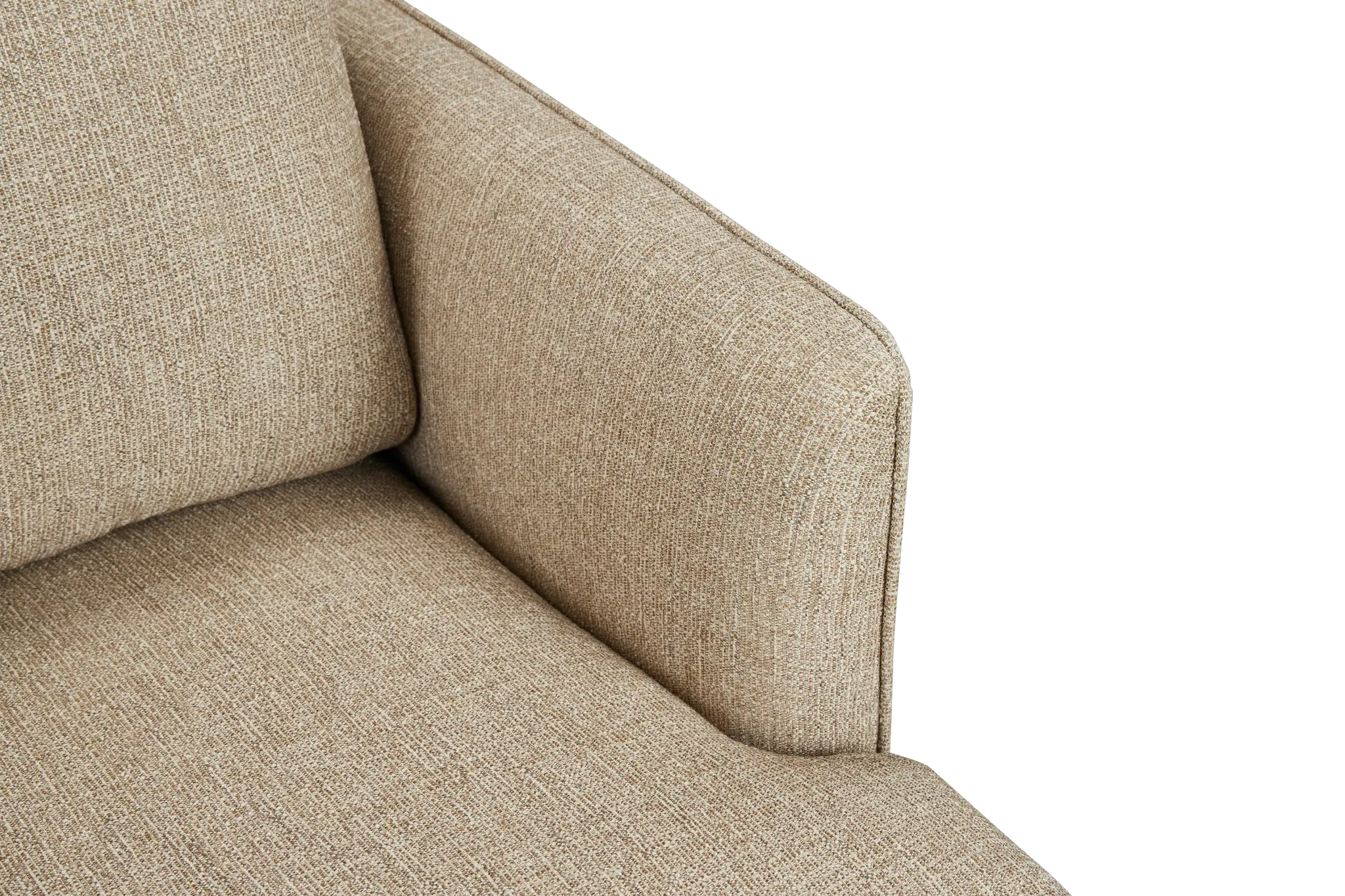 Easton Brown Fabric Left Chaise Sectional Easton Brown Fabric Left Chaise Sectional