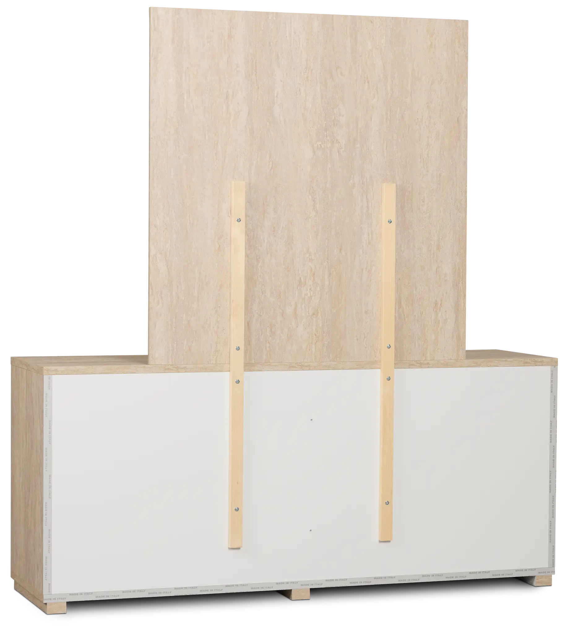 Malta Light Gray Dresser & Mirror Malta Light Gray Dresser & Mirror