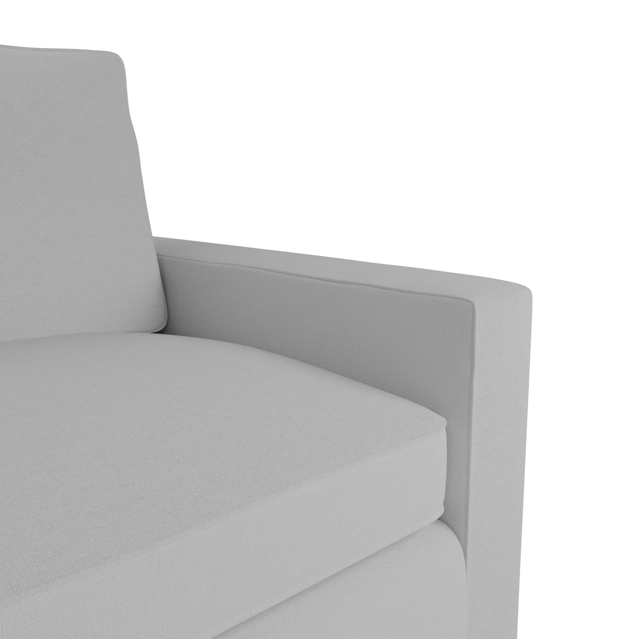 Siesta Suave White Fabric Cooling Memory Foam Sleeper