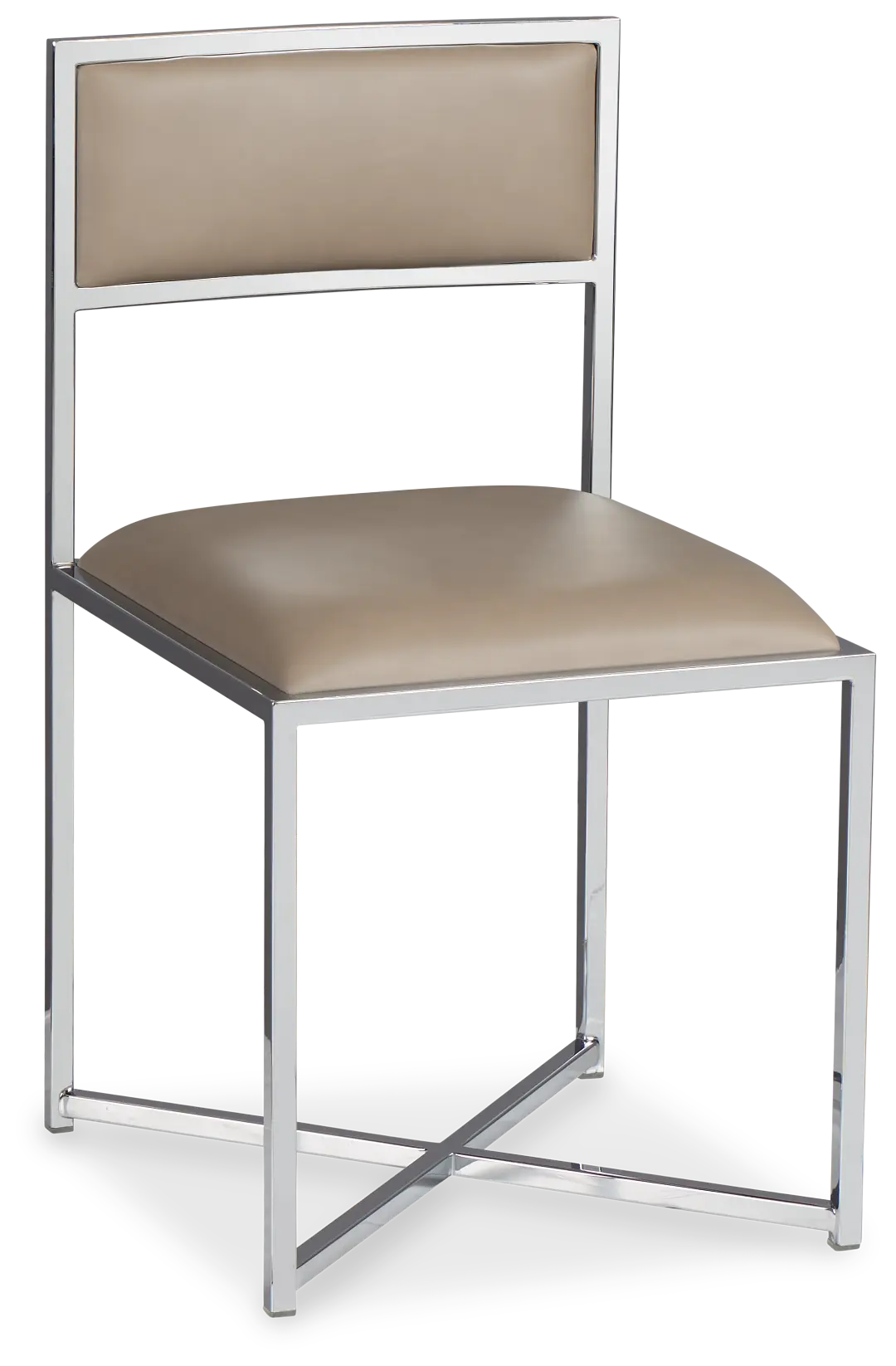 Amalfi Taupe Stnl Steel Upholstered Side Chair Amalfi Taupe Stnl Steel Upholstered Side Chair