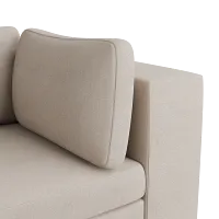 Destin Sutton Beige Fabric 2 Piece Modular Sofa