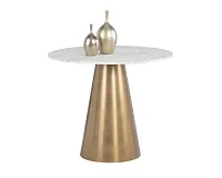 Delta Gold Marble Round Table