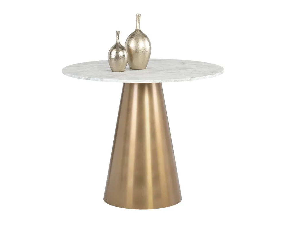 Delta Gold Marble Round Table