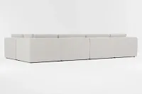 Destin Lucy Light Beige Fabric 8-piece Pit Sectional