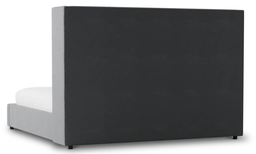 Captiva Revenue Gray 60" Upholstered Shelter Bed Captiva Revenue Gray 60" Upholstered Shelter Bed