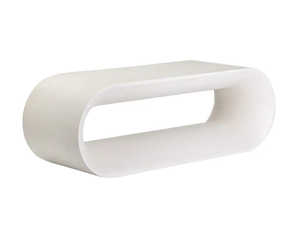 Pierce White Oval Bench Pierce White Oval Bench