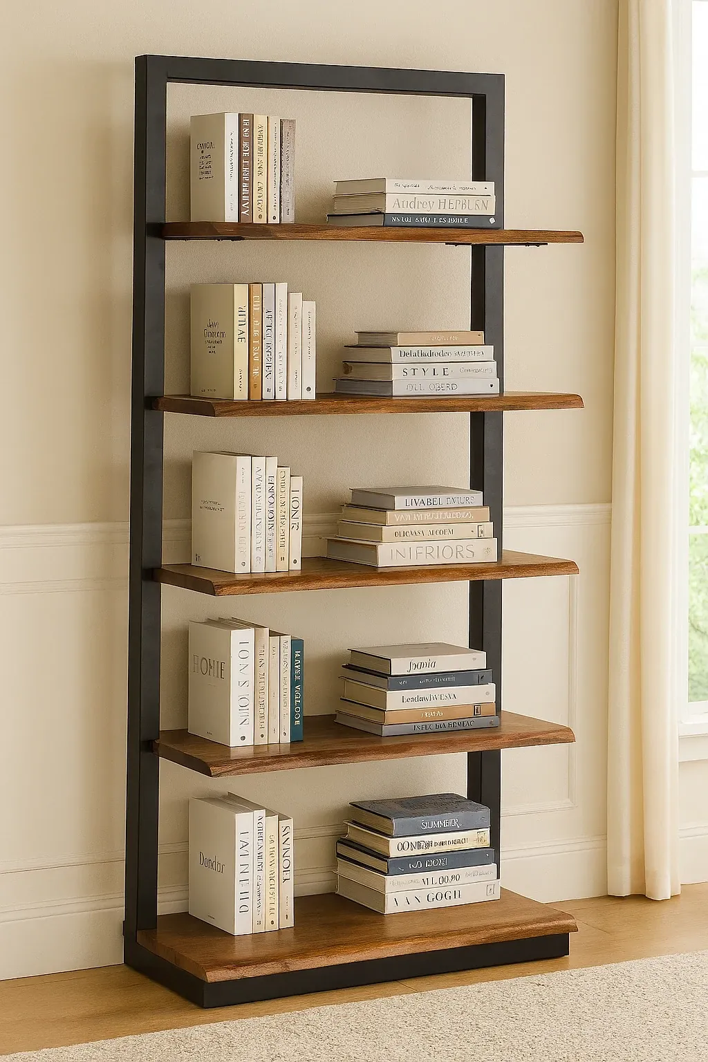 Joel Mid Tone Bookcase