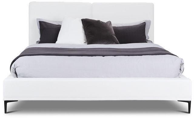 Emit Ivory Uph Panel Bed