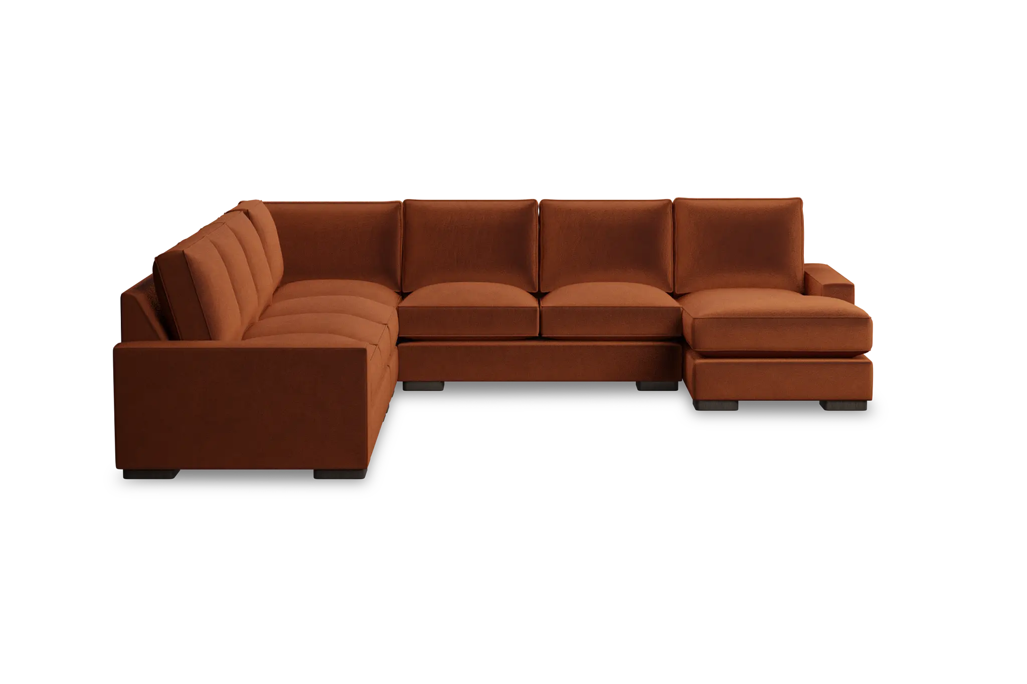 Edgewater Joya Orange Large Right Chaise Sectional Edgewater Joya Orange Large Right Chaise Sectional