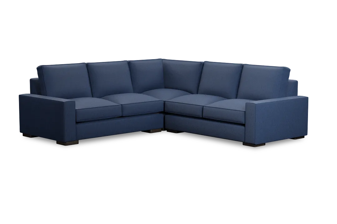 Edgewater Revenue Dark Blue Small Two-arm Sectional