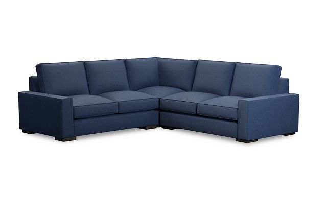 Edgewater Revenue Dark Blue Small Two-arm Sectional