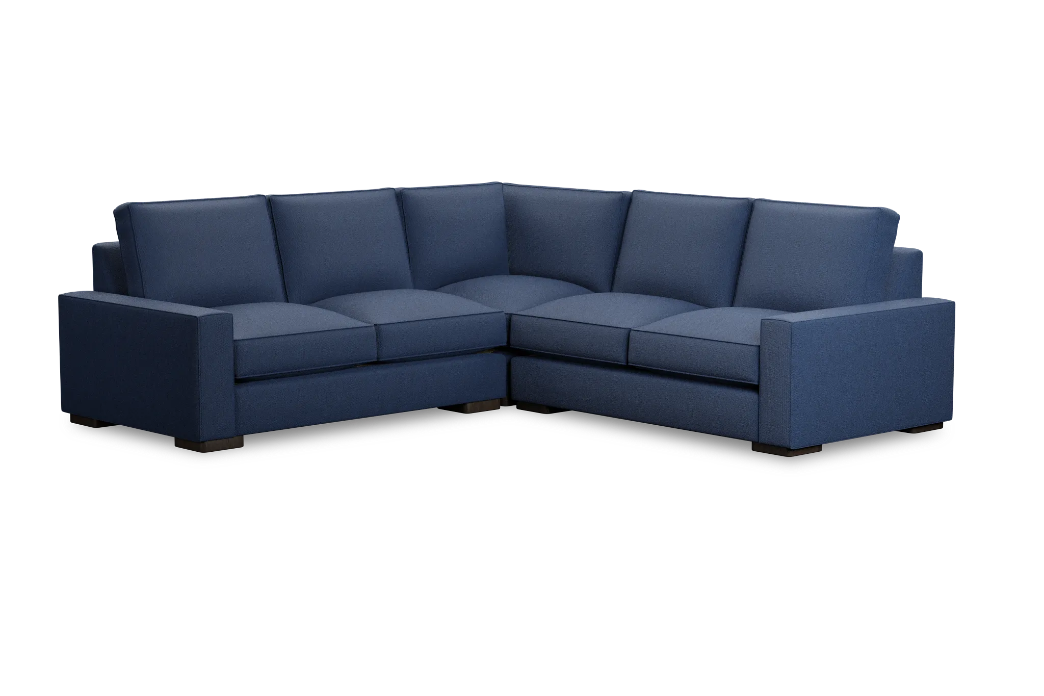 Edgewater Revenue Dark Blue Small Two-arm Sectional