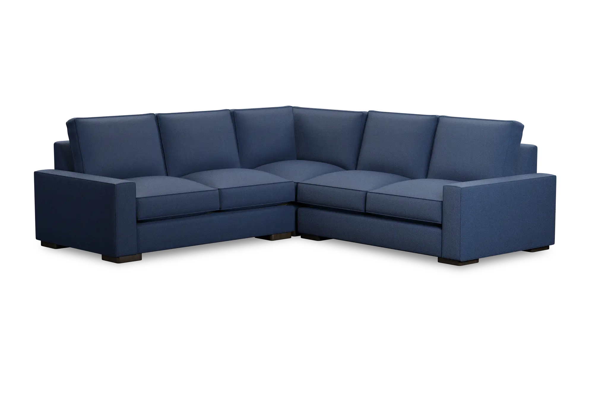 Edgewater Revenue Dark Blue Small Two-arm Sectional Edgewater Revenue Dark Blue Small Two-arm Sectional
