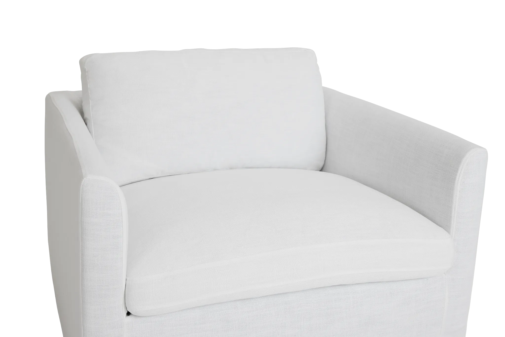 Willow White Fabric Chair