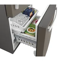 Ge 21 Series Slate Bottom Freezer Refrigerator
