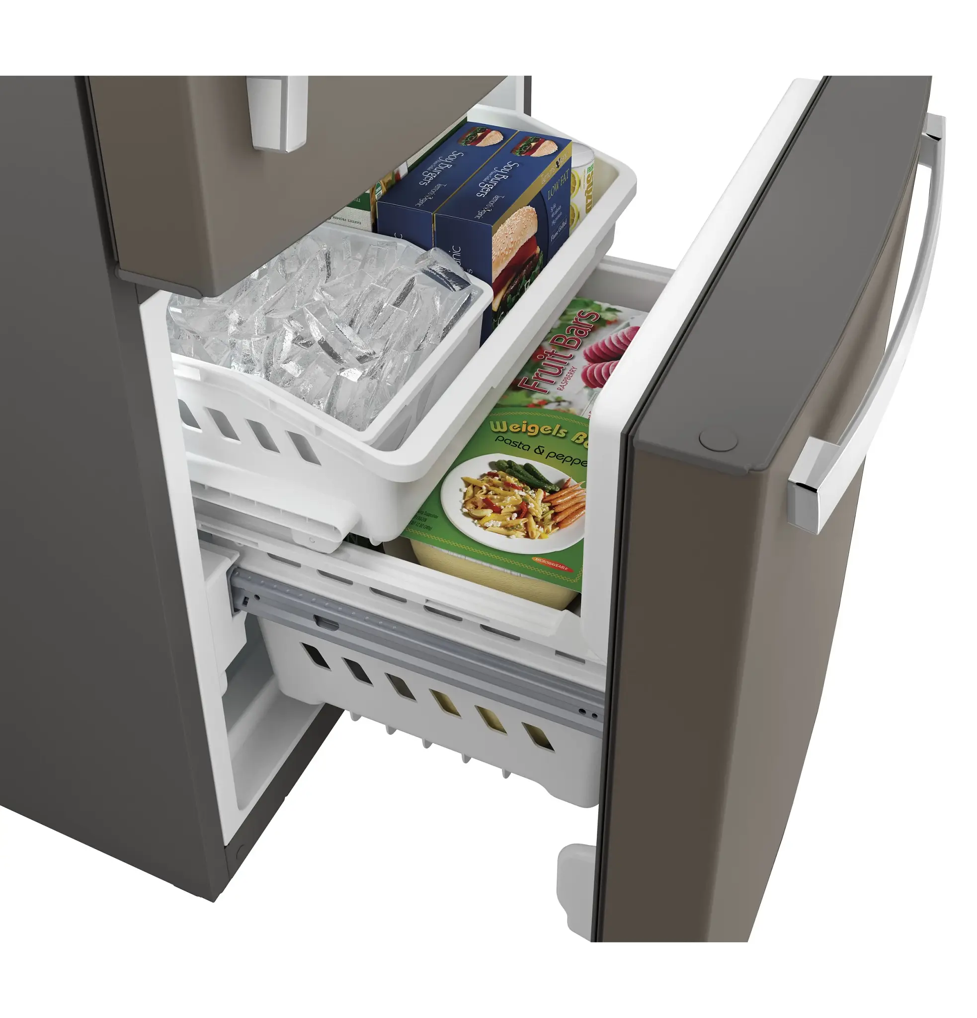 Ge 21 Series Slate Bottom Freezer Refrigerator Ge 21 Series Slate Bottom Freezer Refrigerator