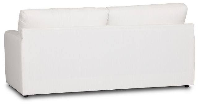 Rhodes White Fabric Cooling Memory Foam Sleeper