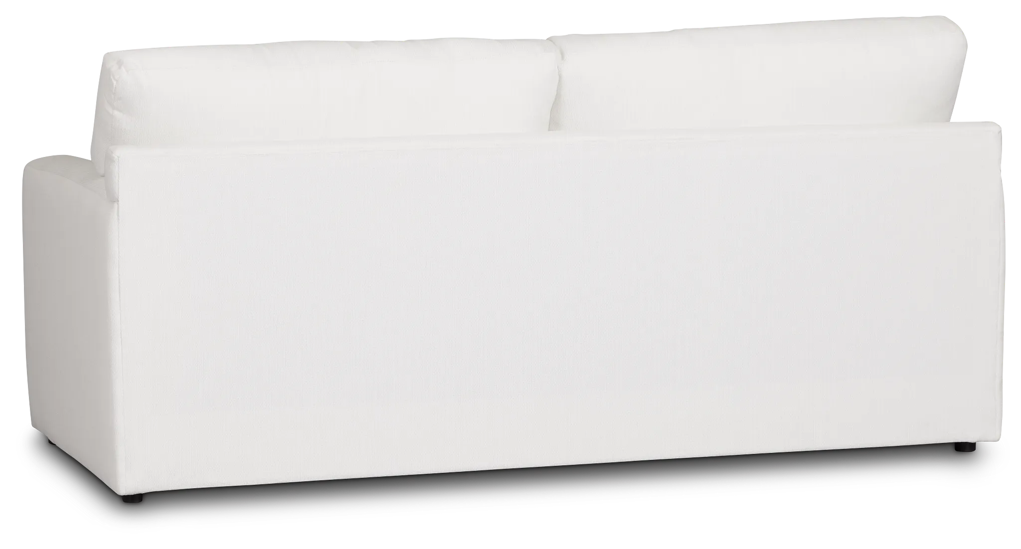 Rhodes White Fabric Cooling Memory Foam Sleeper