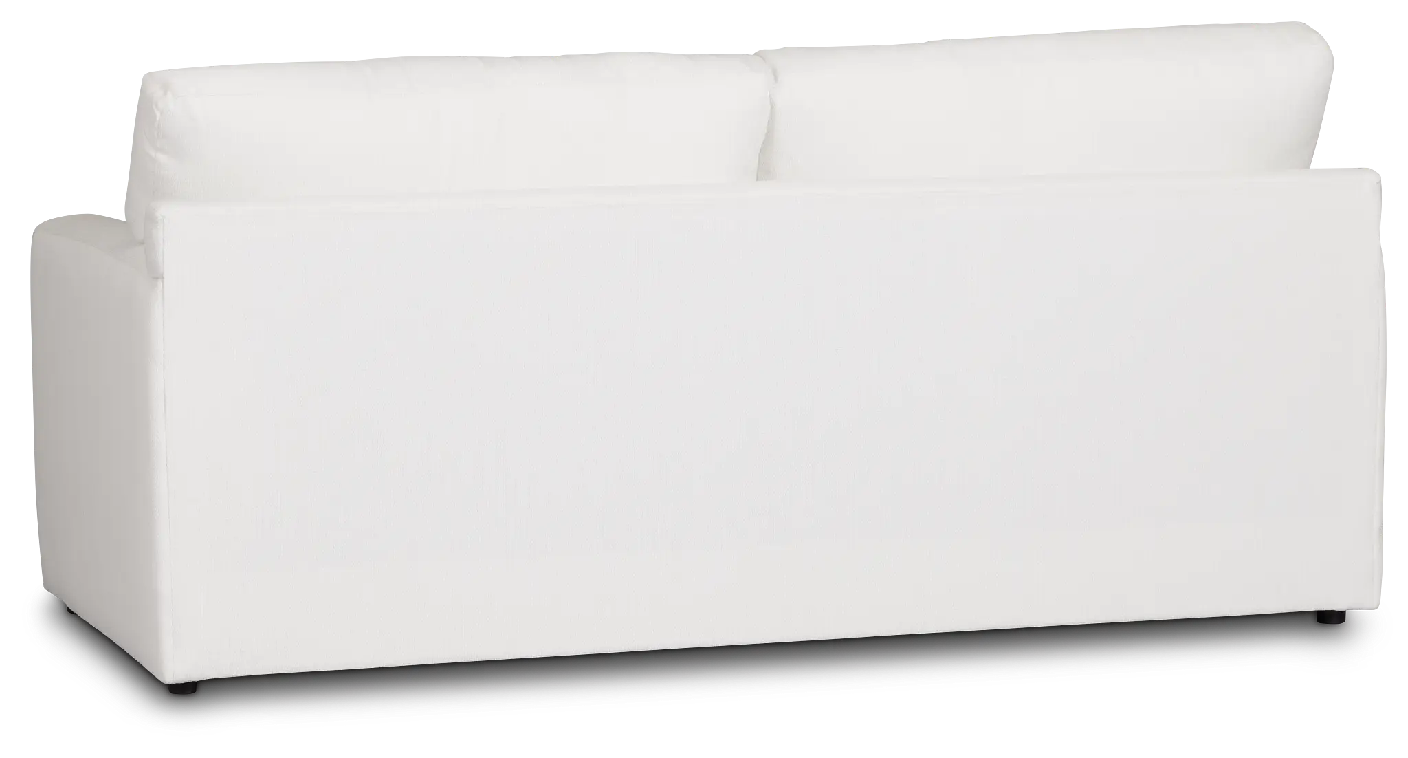 Rhodes White Fabric Cooling Memory Foam Sleeper Rhodes White Fabric Cooling Memory Foam Sleeper