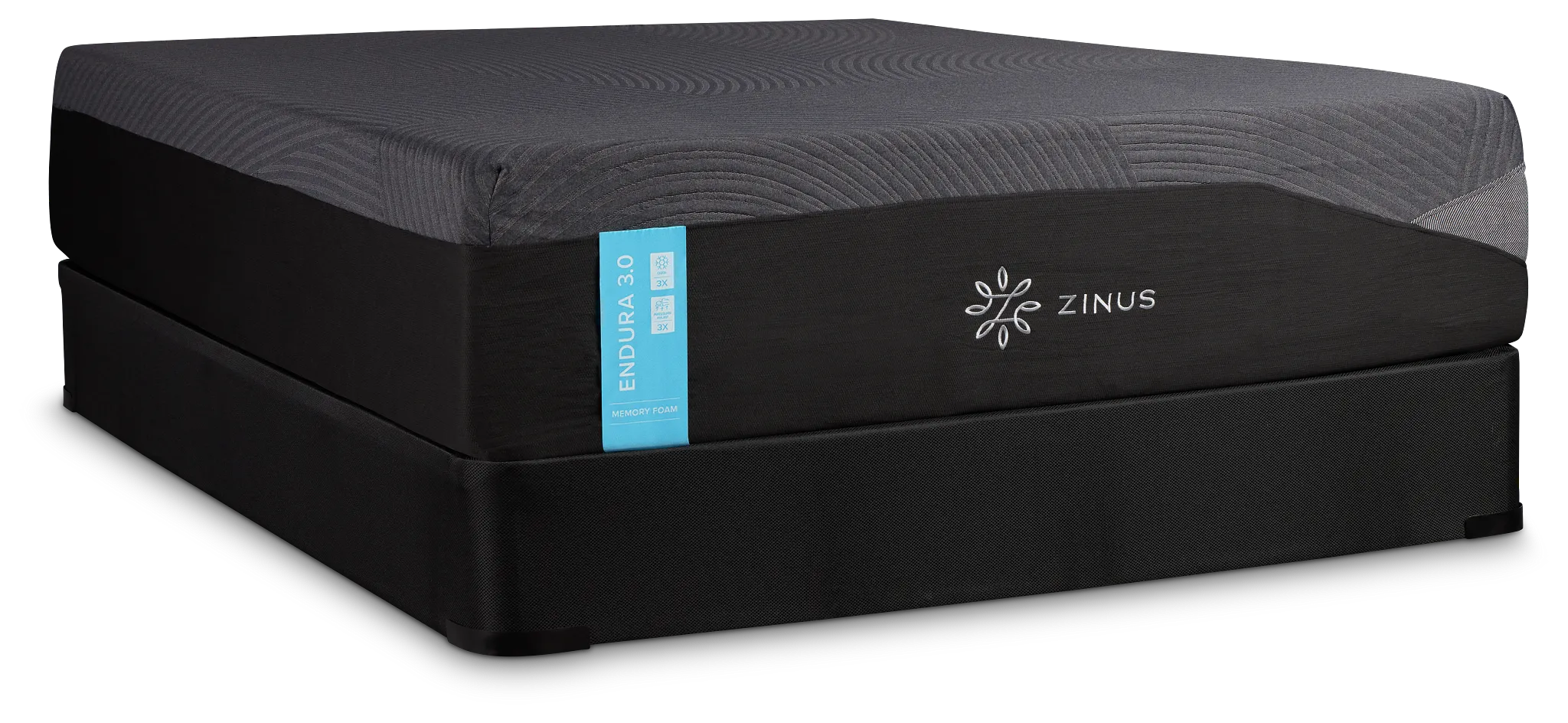 Zinus Endura 3.0 Plush Mattress Set