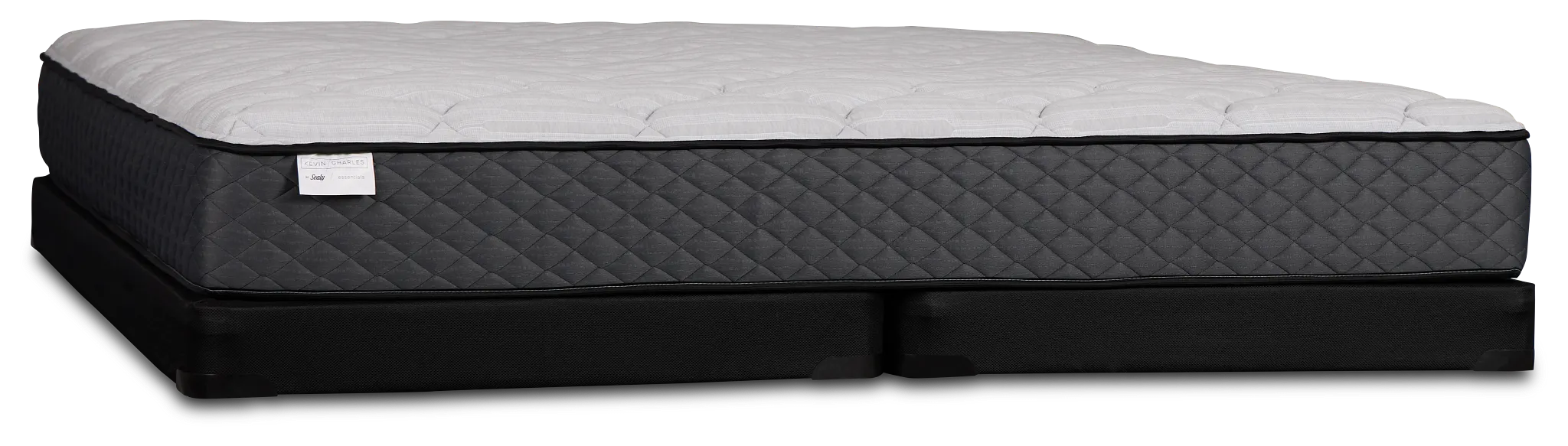 Kevin Charles By Sealy Essential Plush Low-profile Mattress Set
