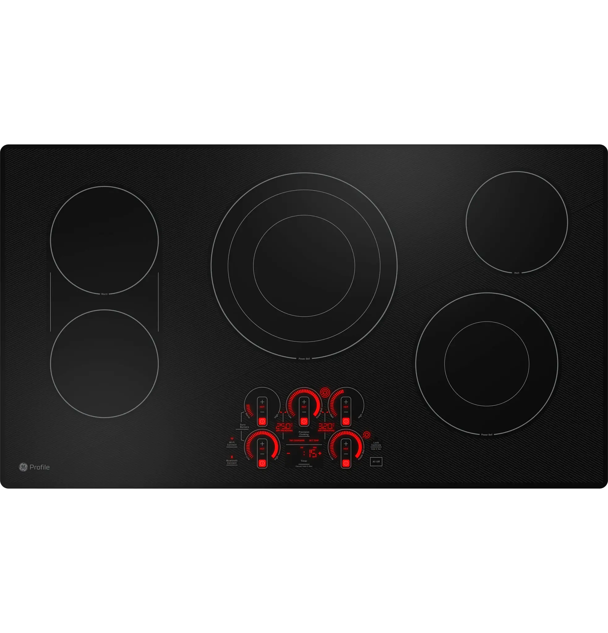 Ge Profile 7036 Series Black 36" Electric Cook Top Ge Profile 7036 Series Black 36" Electric Cook Top