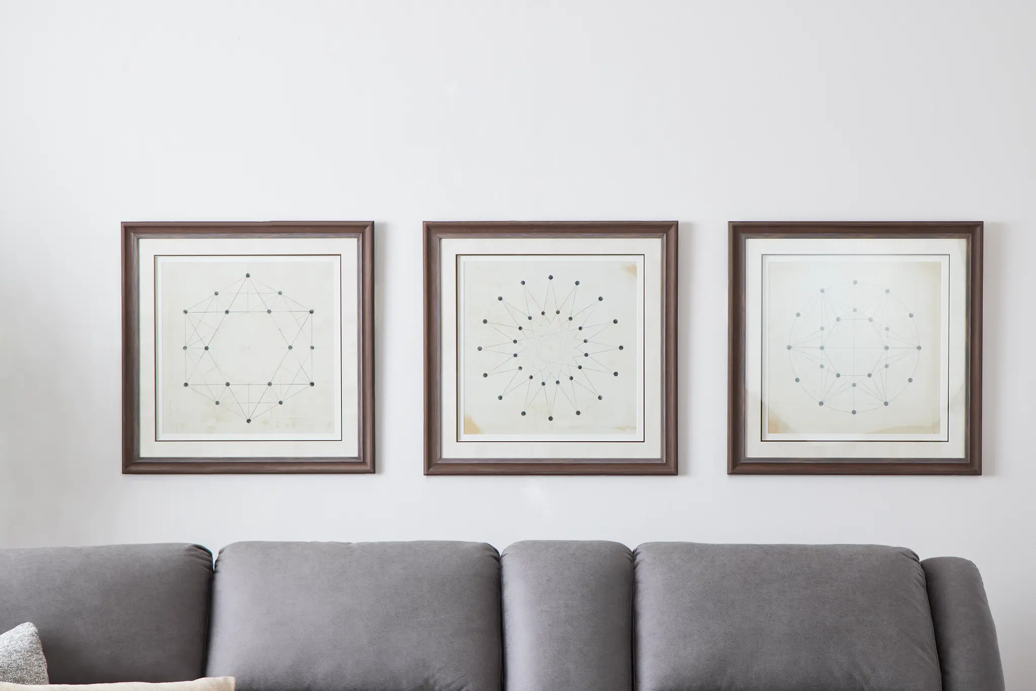Sphere Beige Framed Wall Art Sphere Beige Framed Wall Art