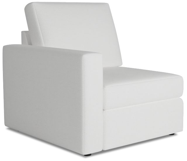 Citymod White Fabric Left Chair