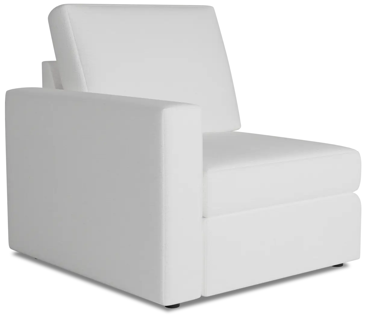 Citymod White Fabric Left Chair Citymod White Fabric Left Chair