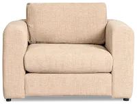 Alma Taupe Fabric Chair