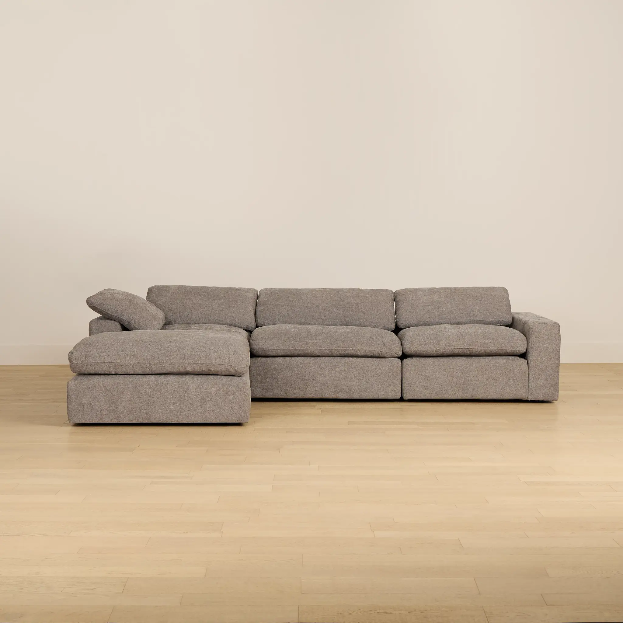 Drift Dark Gray Fabric Small Dual Power Left Bumper Sectional Drift Dark Gray Fabric Small Dual Power Left Bumper Sectional