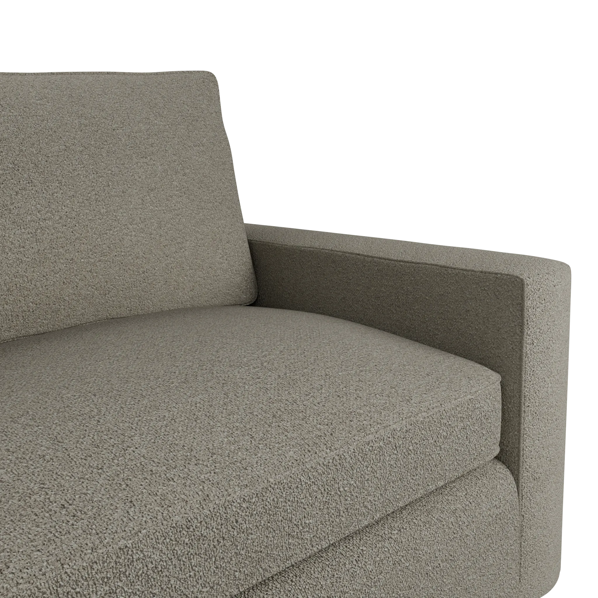 Siesta Elite Gray Fabric Cooling Memory Foam Sleeper