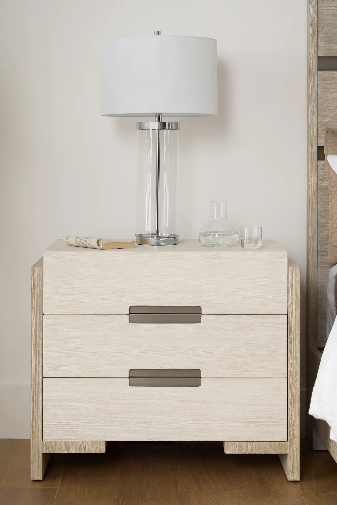 Miramar Ivory 3-drawer Nightstand Miramar Ivory 3-drawer Nightstand